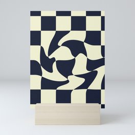 Vintage Checkers Mini Art Print