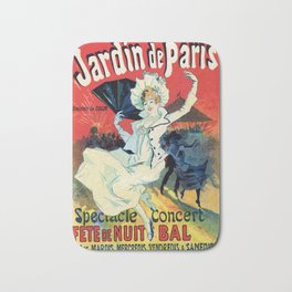 1890 Jardin De Paris Night Party Bath Mat | Drawing, Advertising, Advertisement, Advert, Vintage, French, Aapshop, Aapbelgium, Belleepoque, Dance 