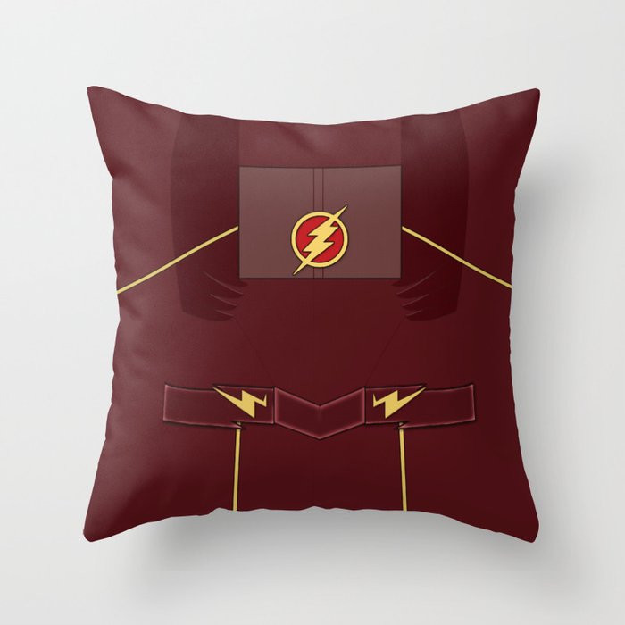 Superheroes phone | The Flash #1 version Throw Pillow