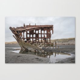 Peter Iredale Shipwreck Canvas Print