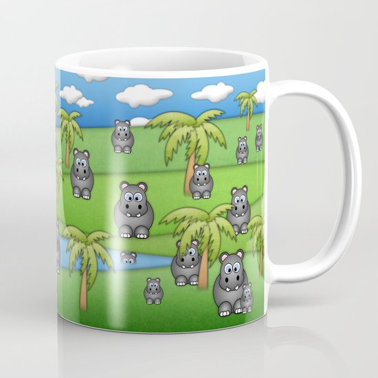 Hippos. Mug