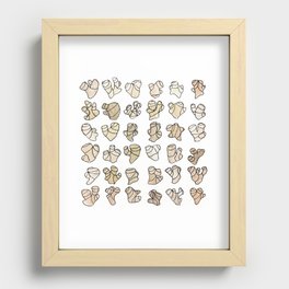 roots and roots Recessed Framed Print