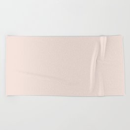 Pale Blush Pink Solid Color Pairs Brandy Alexander PPG1052-2 - All One Single Shade Hue Colour Beach Towel