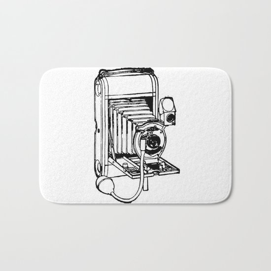 Camera. Bath Mat
