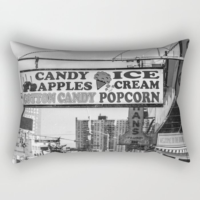 Coney Island Vintage Rectangular Pillow