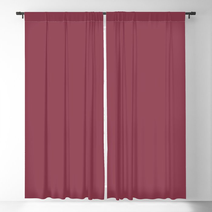 Red Wine Lipstick Blackout Curtain