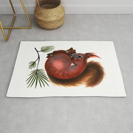 TinTin The Red Squirrel Rug