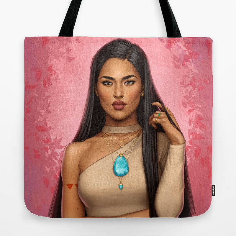 pocahontas tote bag