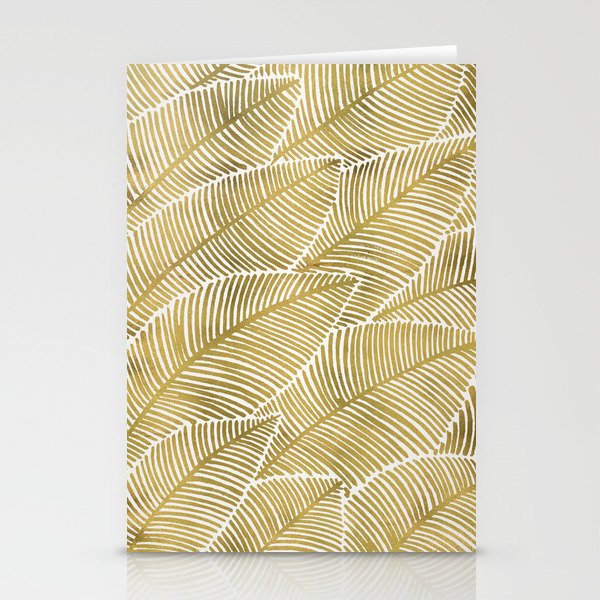 Tropical Gold Stationery Cards
