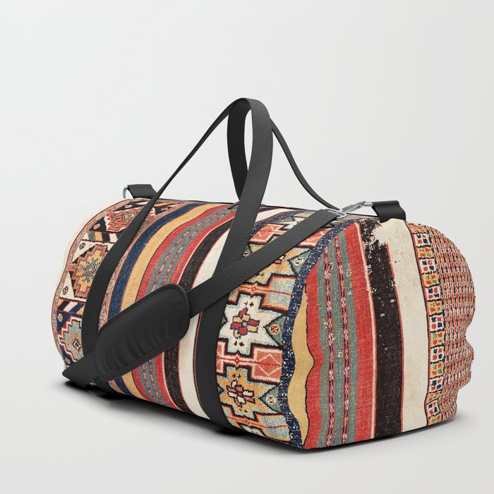 Salé  Antique Morocco North African Flatweave Rug Print Duffle Bag