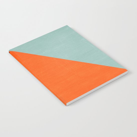 mod triangles - autumn Notebook