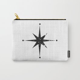 black 8 point star Carry-All Pouch