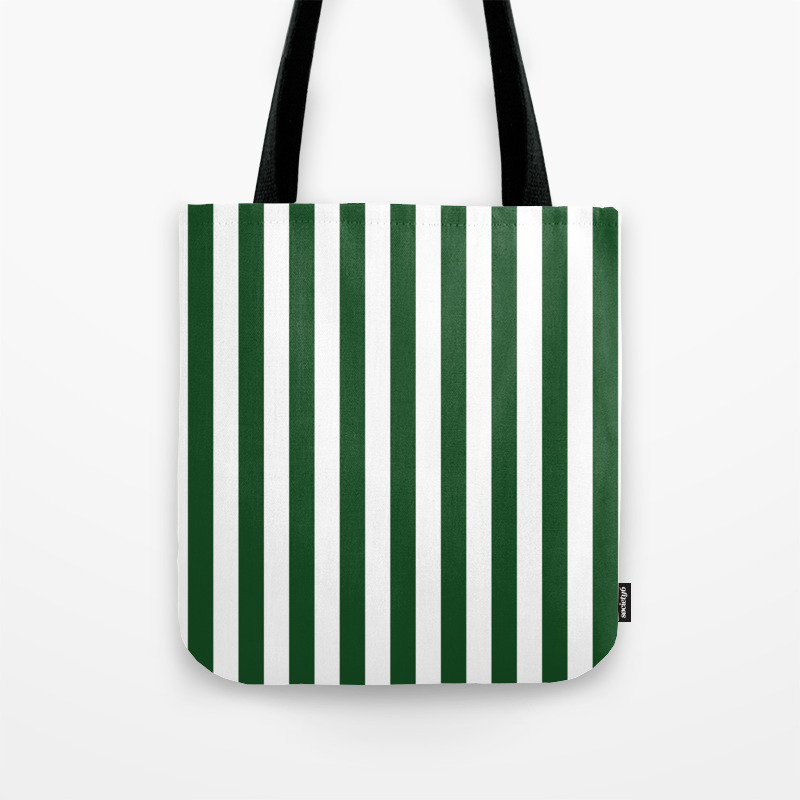 striped tote bag