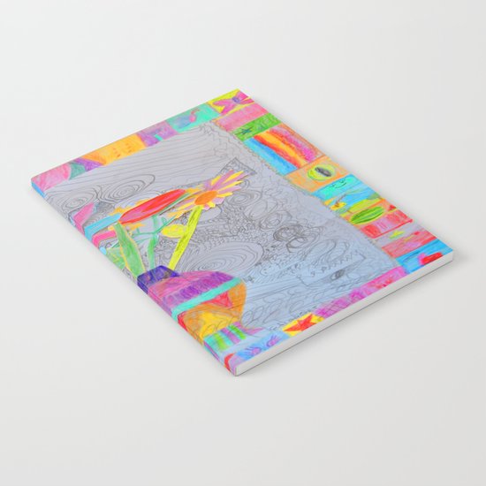 Flower Vase | Kids Painting | 3D Collage Notebook