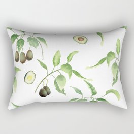 Avocado Pattern  Rectangular Pillow
