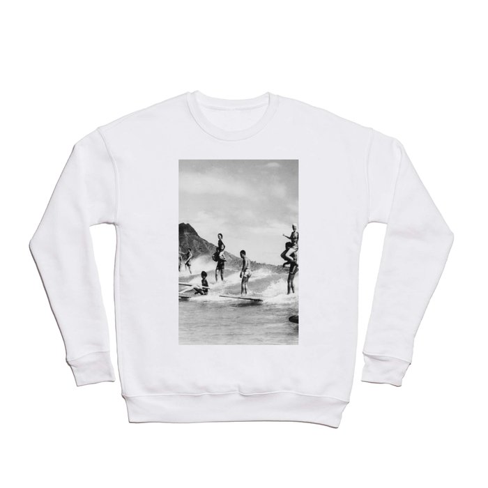 Vintage Hawaii Tandem Surfing Crewneck Sweatshirt