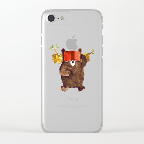 No Care Bear - My Sleepy Pet Clear iPhone Case