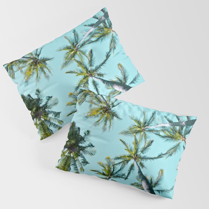 Kāma'ole Beach Palms Pillow Sham