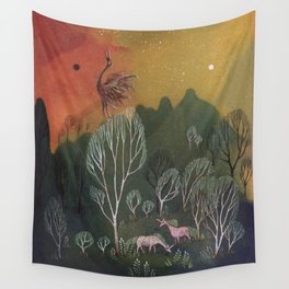 Moons of Shadow and Light Wall Tapestry