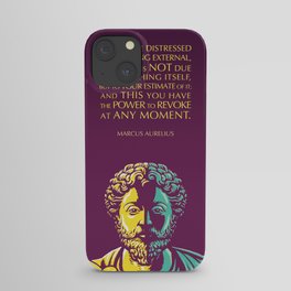 Marcus Aurelius Inspirational Stoic Quote: The Power to Revoke iPhone Case