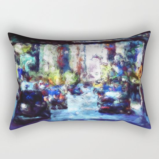 Traffic In The City Rectangular Pillow