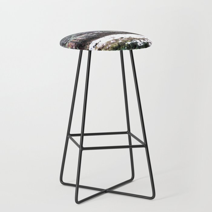 Scottish Highlands Pine Forest Winters View in I Art  Bar Stool