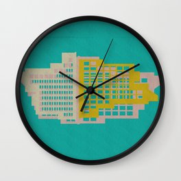 Abstract Wall Clock | Graphic Design, Painting, Mixed Media, Abstract, Digital 