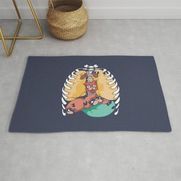 Anatopug Area & Throw Rug
