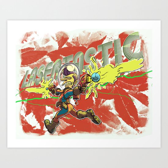 LASERTASTIC! Art Print