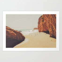 Beach Day - Ocean, Coast - Landscape Nature Photography Art Print