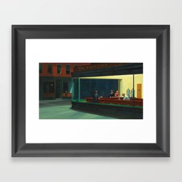 Nighthawks By Edward Hopper Framed Art Print