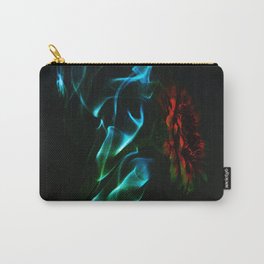 Smokey Flower Carry-All Pouch