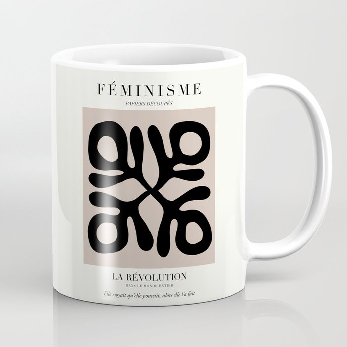 L'ART DU FÉMINISME X — Feminist Art — Matisse Exhibition Poster Coffee Mug