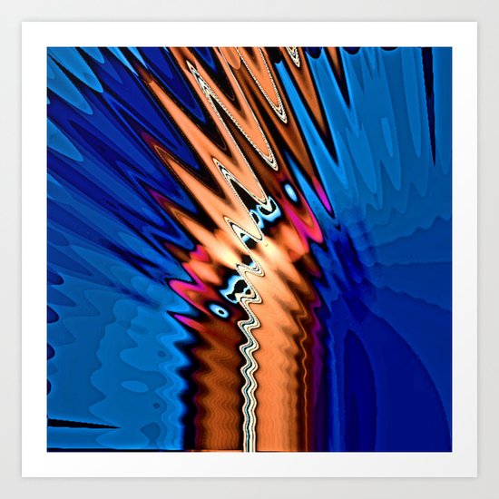 Many Miles and Many Tears Art Print