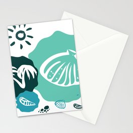 Sea desing Stationery Cards