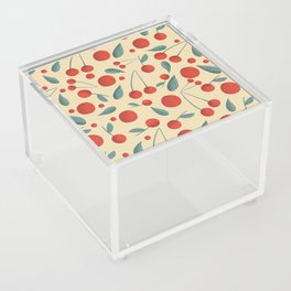 Red cherries pattern Acrylic Box