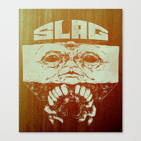 Slag Box Canvas Print