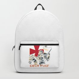Templar Knight Logo Symbol Unisex Backpack Jogging Backpack 