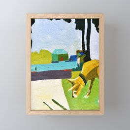 Looking For Bugs Framed Mini Art Print