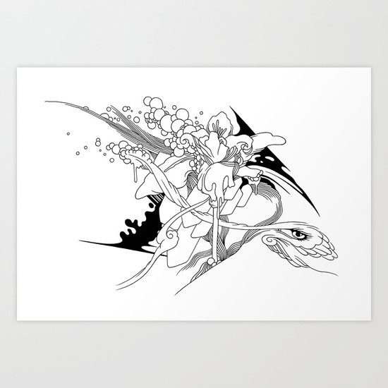 2 Art Print
