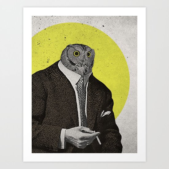 Night Owl Art Print