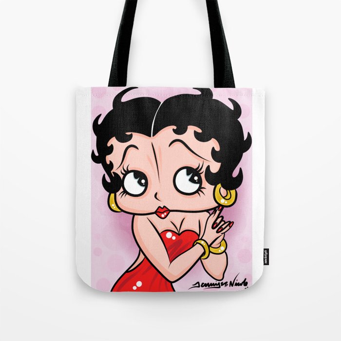 Betty Boop OG by Art In The Garage Tote Bag
