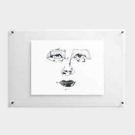 Face Unfortunate Floating Acrylic Print