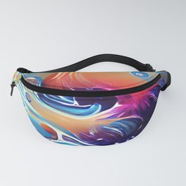 Rolling Droplets Fanny Pack