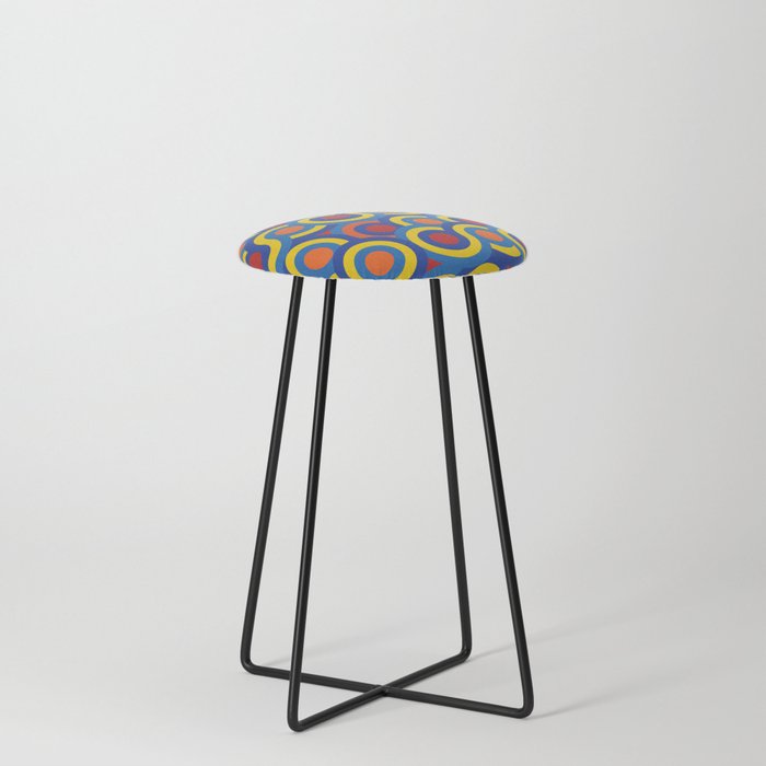 Groovy Colors Counter Stool