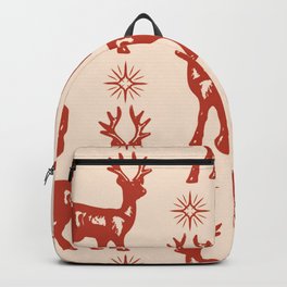 Christmas Reindeer Pattern Backpack