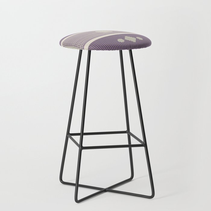 Re-make of Plate 26 from The color printer by John F. Earhart, 1892 (vintage wash) Bar Stool