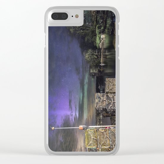 Lobster Trap Aurora Clear iPhone Case