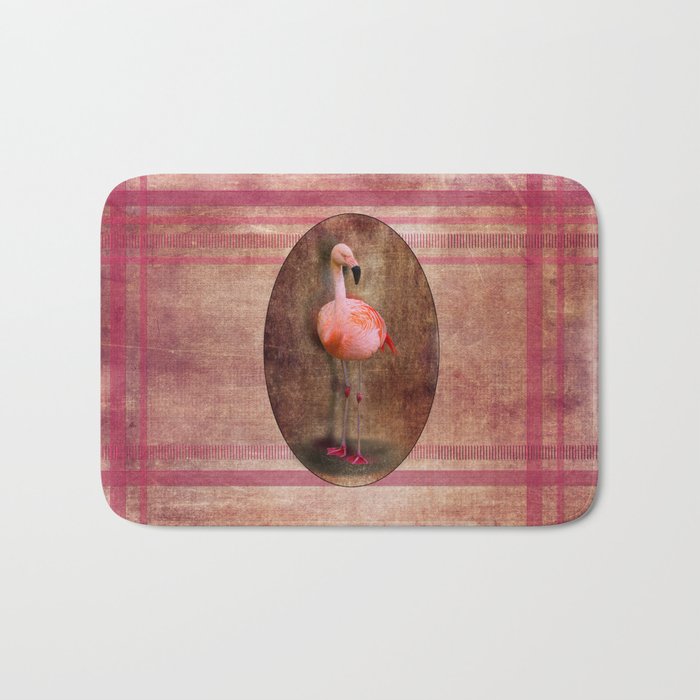 Simply Pink Flamingo Bath Mat by naturessol | Society6