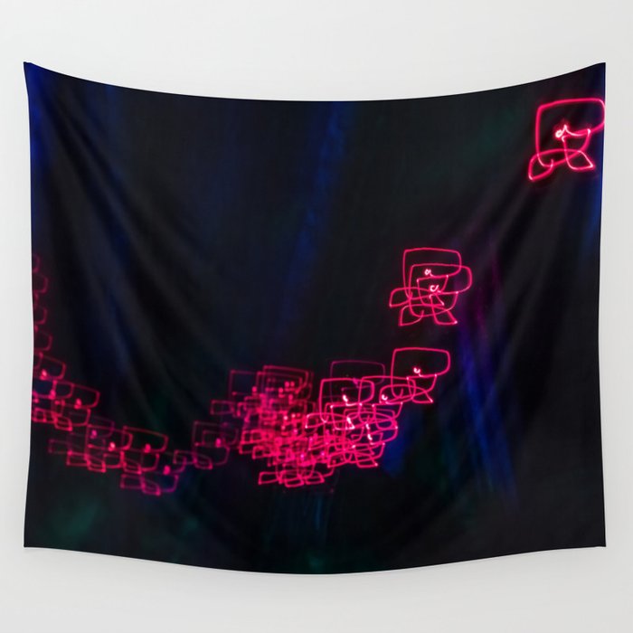 Light Abstraction Wall Tapestry